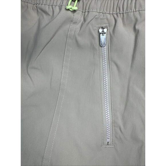 Athleta Cascade High Rise Cargo Poplin Pants Pockets UV Breathable Oak Tan Sz L - Picture 7 of 10
